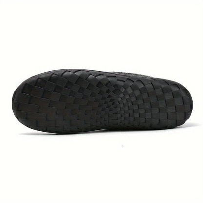 TERRAWOOL – Scarpe da uomo slip-on calde realizzate in lana sintetica