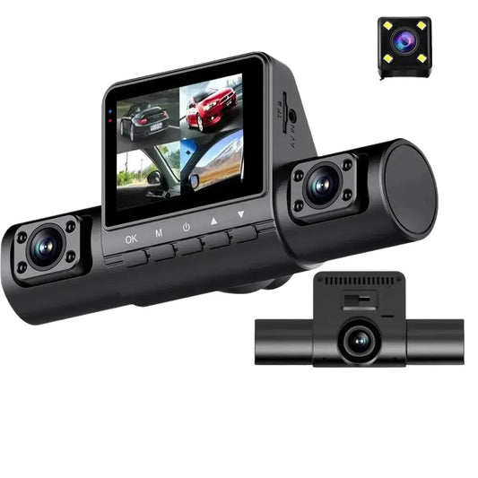 Dashcam Quad-Record HD | Visione Completa e Registrazione Automatica