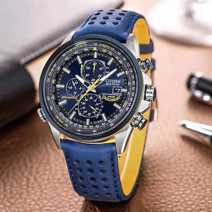 NOCTAVO – Orologio da uomo elegante al quarzo con quadrante luminescente e impermeabile