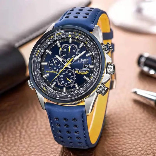 NOCTAVO – Orologio da uomo elegante al quarzo con quadrante luminescente e impermeabile