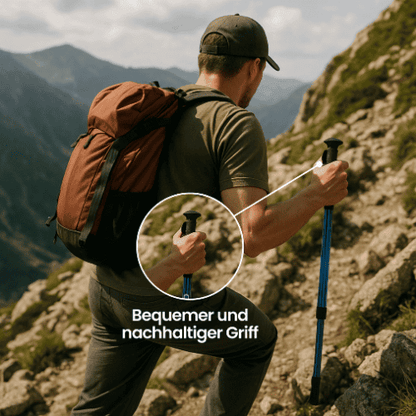 PEAKPATH – Bastoni da trekking regolabili per stabilità e comfort
