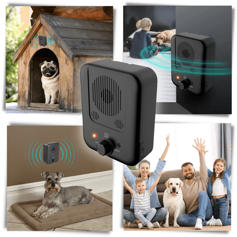 Dispositivo Antiabbaio a Ultrasuoni per Cani - Repellente Automatico - PawCalm