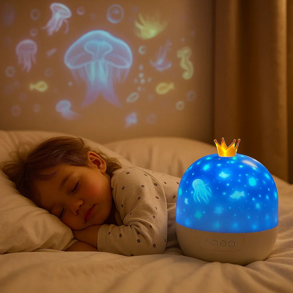 Luce Notturna & Proiettore 2-in-1 per Bambini
