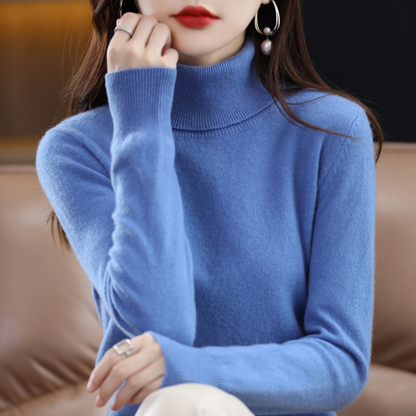 Maglione a Collo Alto da Donna in Cashmere di Lusso – Elena