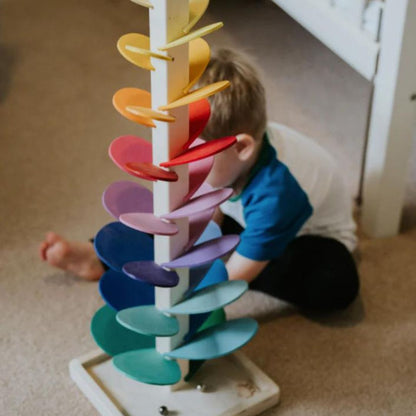 Tour à billes interactif Arc-en-ciel - Luca : Jouet éducatif pour enfants