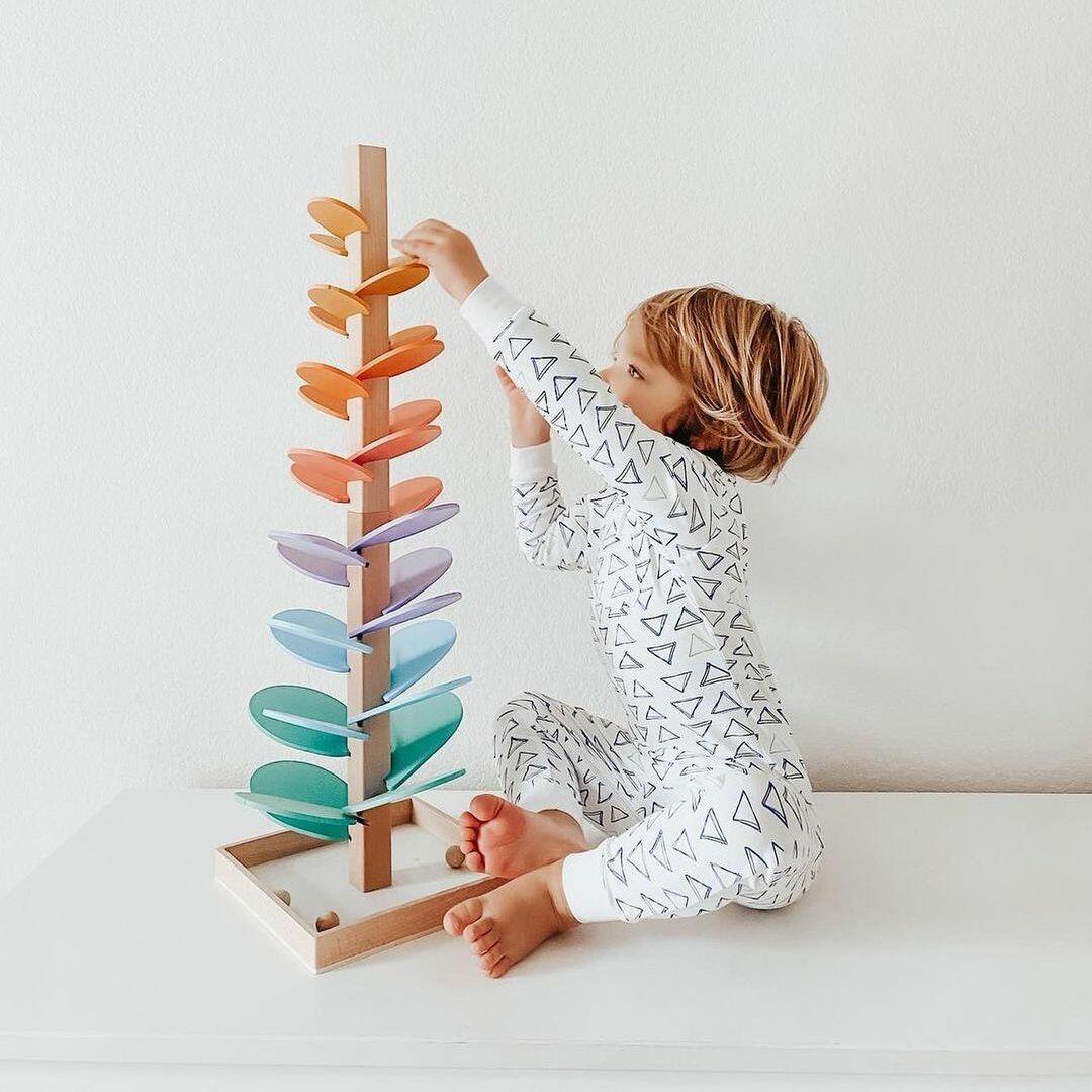 Tour à billes interactif Arc-en-ciel - Luca : Jouet éducatif pour enfants