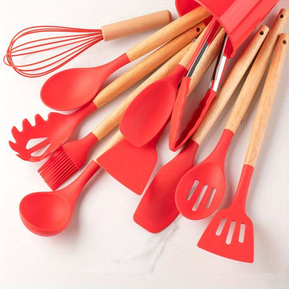 Set di utensili da cucina in silicone - resistenti al calore e alla moda per ogni cucina