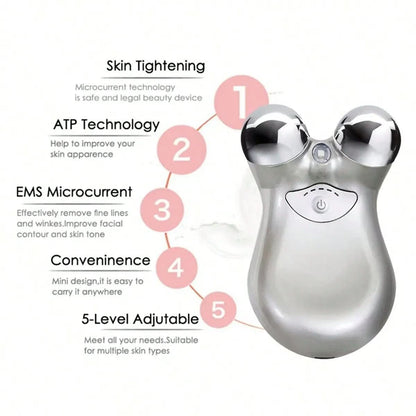 Firmglow - Massaggiatore facciale professionale con microcorrente per una pelle più tonica e liscia