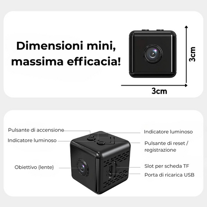 Mini Telecamera Spia Wireless con Registrazione – SpyPro