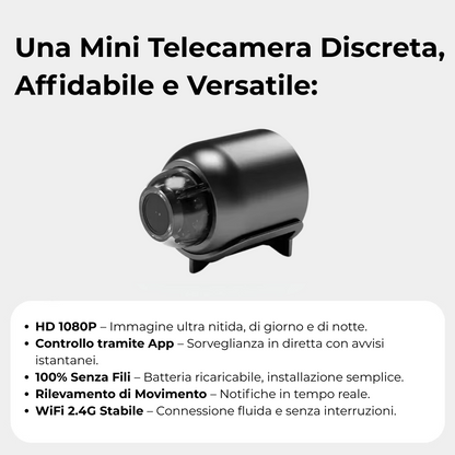 Telecamera Spia WiFi – VisionX – Rassivo™