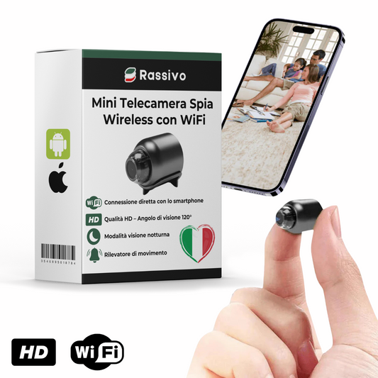 Telecamera Spia WiFi – VisionX – Rassivo™