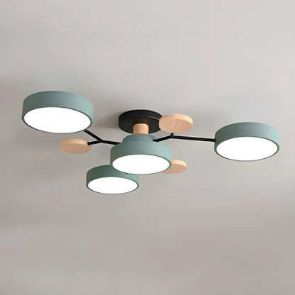 Lampadario a Soffitto Moderno a LED – Flush Mount Chandelier