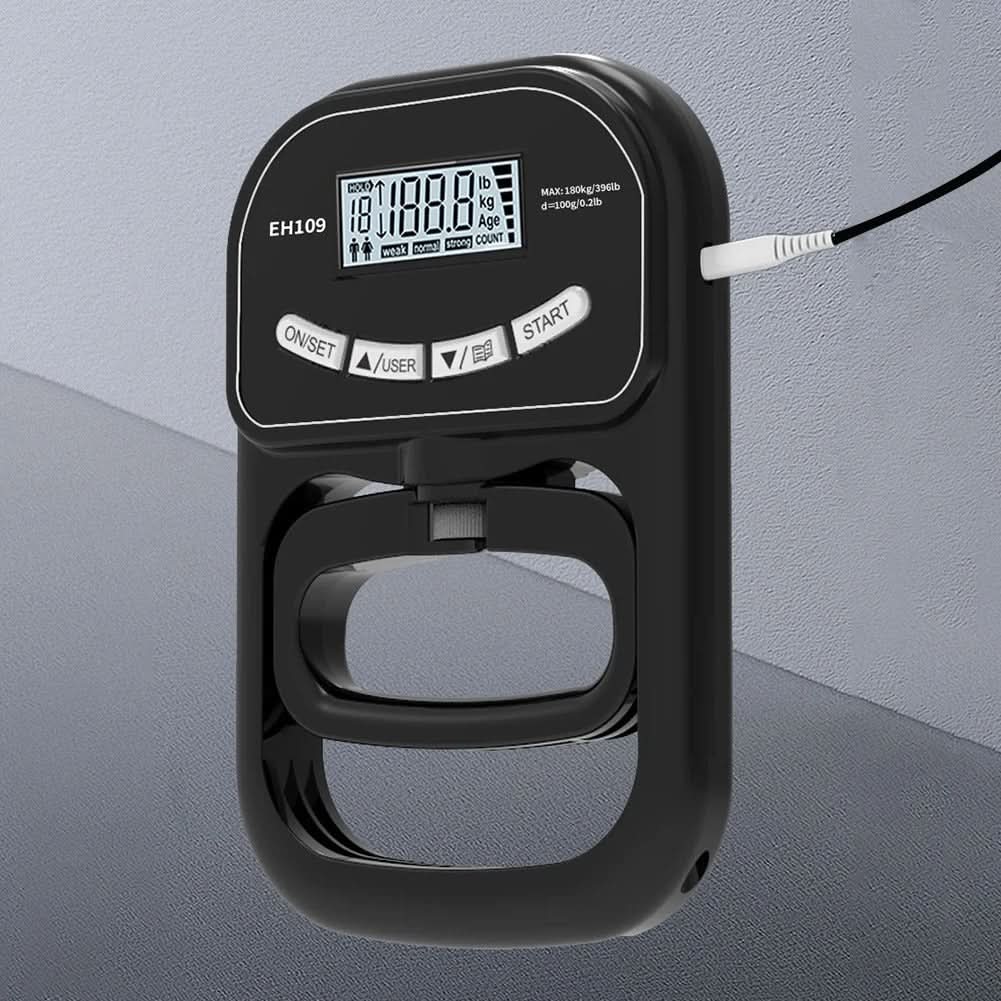 Gripmaster Digital - Dispositivo di misurazione portatile e preciso per la misurazione della forza di presa fino a 120 kg
