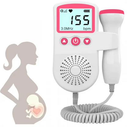 Doppler fetale per il monitoraggio della frequenza cardiaca con rilevatore acustico