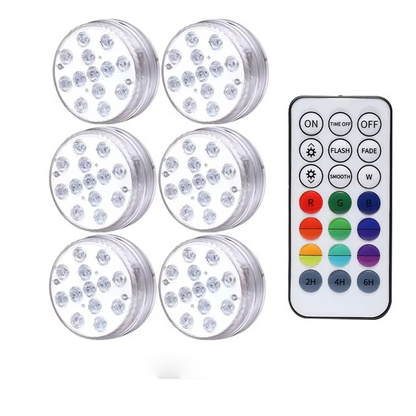 Luci LED subacquee per piscina con telecomando