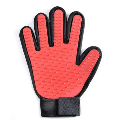 PETCAREGLOVE - guanto per la toelettatura e la rimozione delicata del pelo da gatti e cani