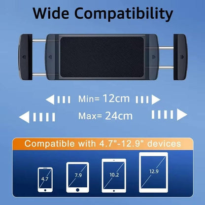 Supporto per tablet sul cruscotto dell'auto, ruotabile a 360°, ventosa