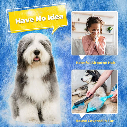PETCAREGLOVE - guanto per la toelettatura e la rimozione delicata del pelo da gatti e cani
