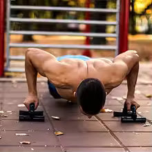 Pushmaster Barre per push-up - Maniglie ergonomiche per un allenamento rispettoso delle articolazioni