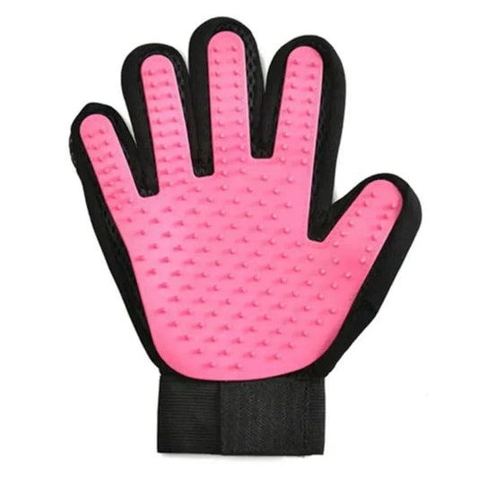 PETCAREGLOVE - guanto per la toelettatura e la rimozione delicata del pelo da gatti e cani