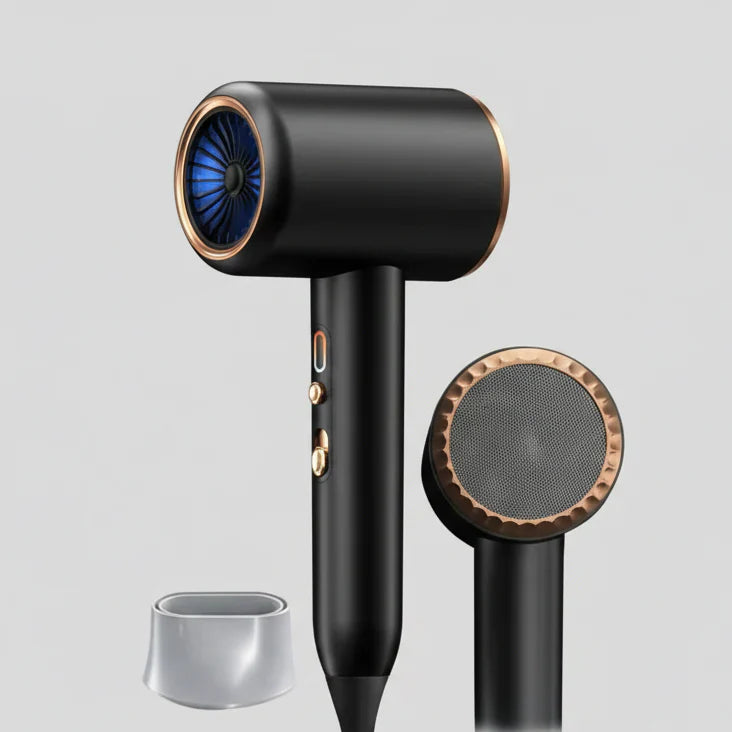 Asciugacapelli PowerGloss da 2400 W - Tecnologia agli ioni e design elegante per tutti i tipi di capelli