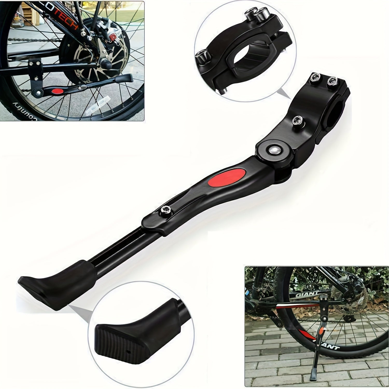 Cavalletto bici regolabile, vista del retro