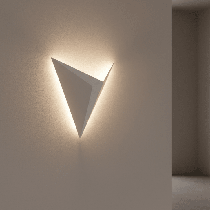 TRIGLOW – Applique da parete LED triangolare, design moderno