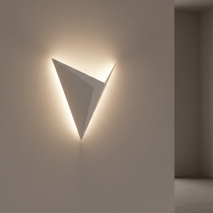 TRIGLOW – Applique da parete LED triangolare, design moderno