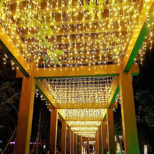 Luci LED Fairy Icicle per esterni – Effetto cascata natalizio