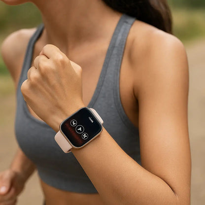 Smartwatch sportivo multifunzionale con chiamate e musica