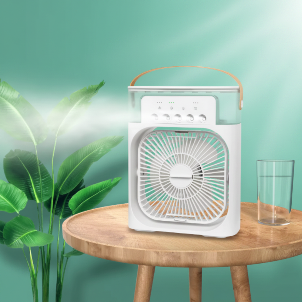 Condizionatore d'Aria Portatile con Raffreddamento Evaporativo e Telecomando - Dettaglio Display