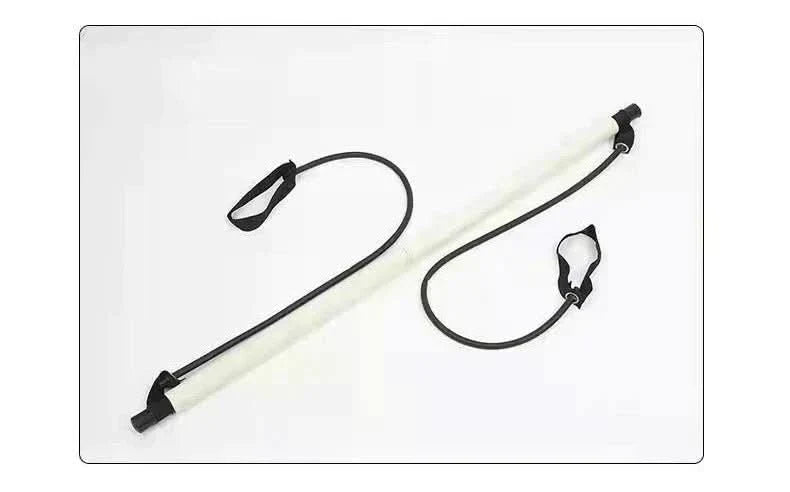Pilatescore Bar Set - Dispositivo di allenamento Pilates portatile con bande elastiche