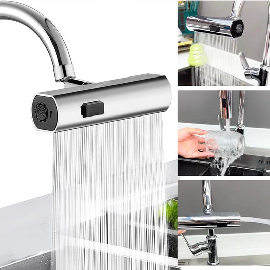 Glassy 360™ – Rubinetto Girevole Universale a 360° per Cucina e Bagno