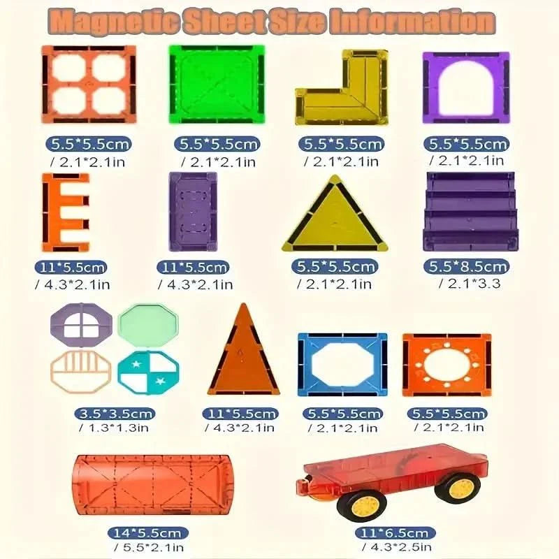 MagniBlocks - Blocchi da costruzione magnetici per avventure creative a partire dai 2 anni