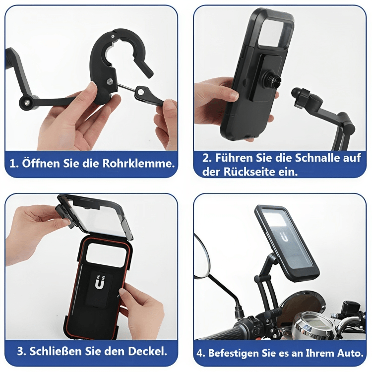 VELOCASE – Porta per smartphone impermeabile da bicicletta con funzione protettiva