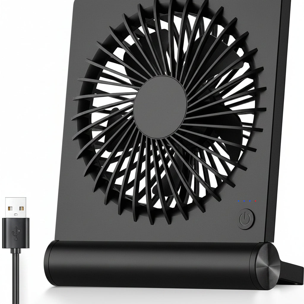 Ventilatore portatile pieghevole per scrivania
