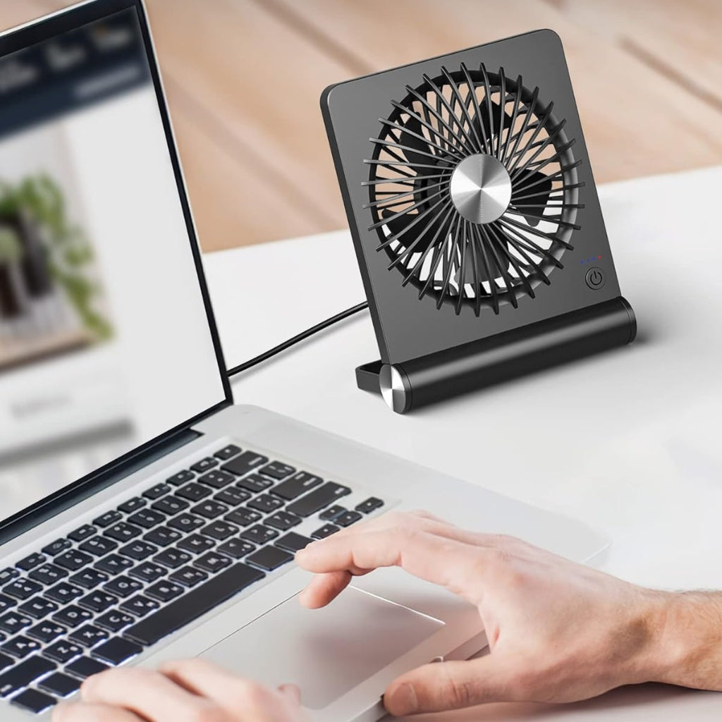 Ventilatore portatile USB compatto pieghevole da scrivania