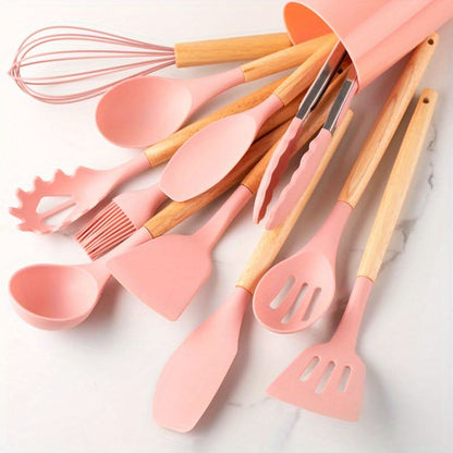 Set di utensili da cucina in silicone - resistenti al calore e alla moda per ogni cucina