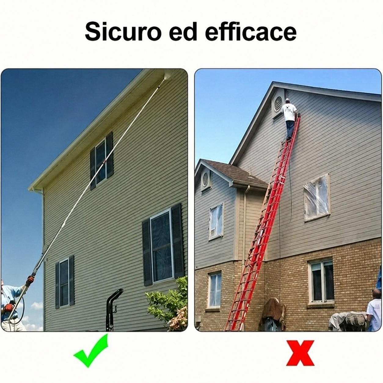 Regolazioni di pulizia potenti e delicate