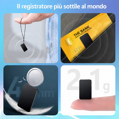 Mini Registratore Attivato dalla Voce