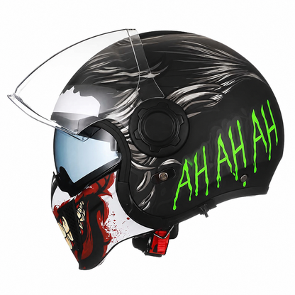 Dettaglio della mentoniera del casco AstraGuard