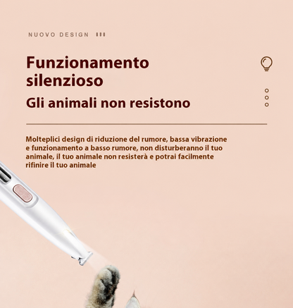 Tosatrice Grande per Pelo di Animali (Impermeabile & LED)