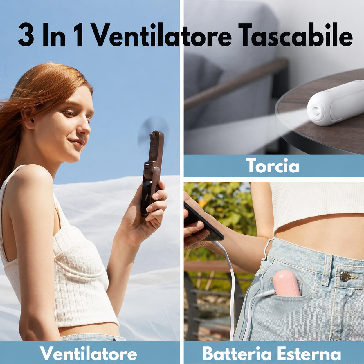 Ventilatore leggero e compatto