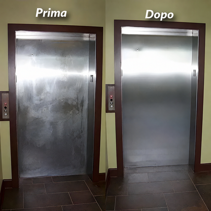Prodotto e kit di pulizia in acciaio
