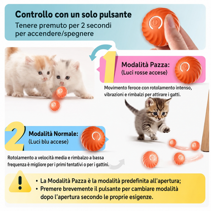 Modalità di gioco automatiche della palla interattiva