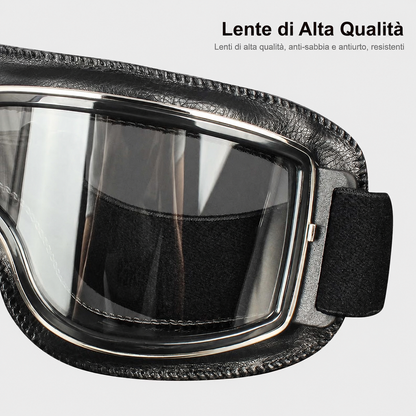 Occhiali NovaShield in uso all'aperto