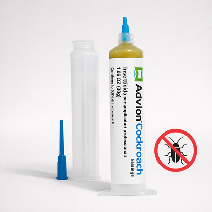 Siringa gel per eliminazione scarafaggi
