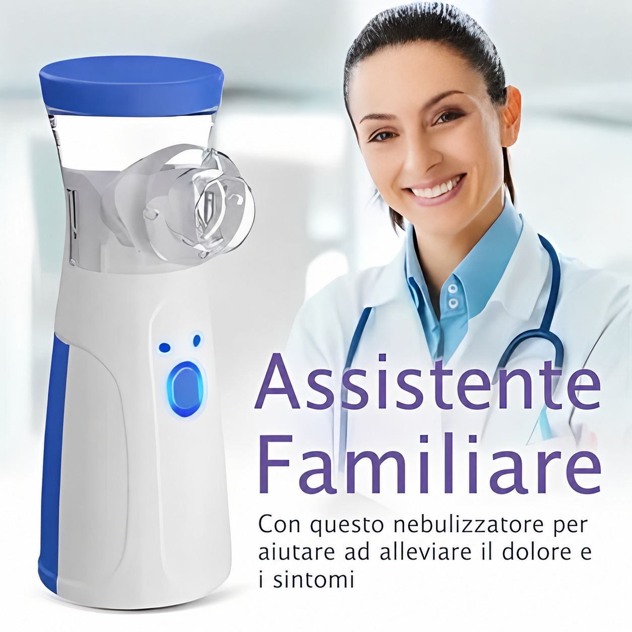 Nebulizzatore con rilevamento automatico del livello d'acqua