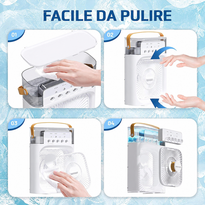 Ventilatore blu per un tocco di colore