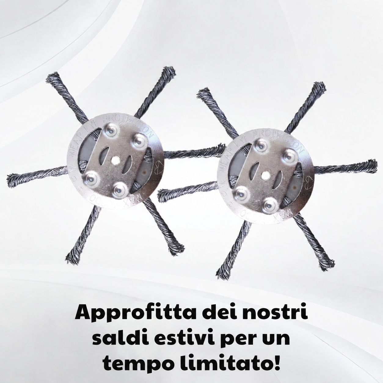 Dettaglio della testina rotante del WeedWhirl